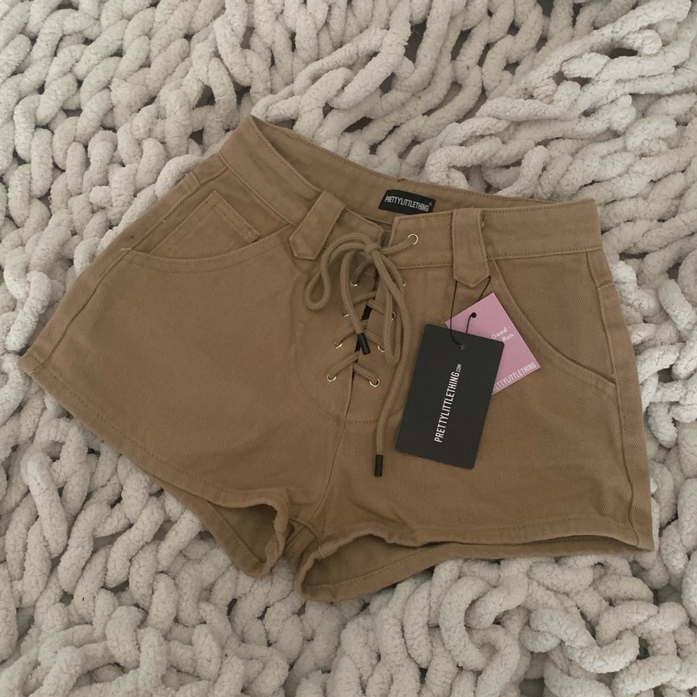 NWT!! PrettyLittleThing Lace Front Shorts
